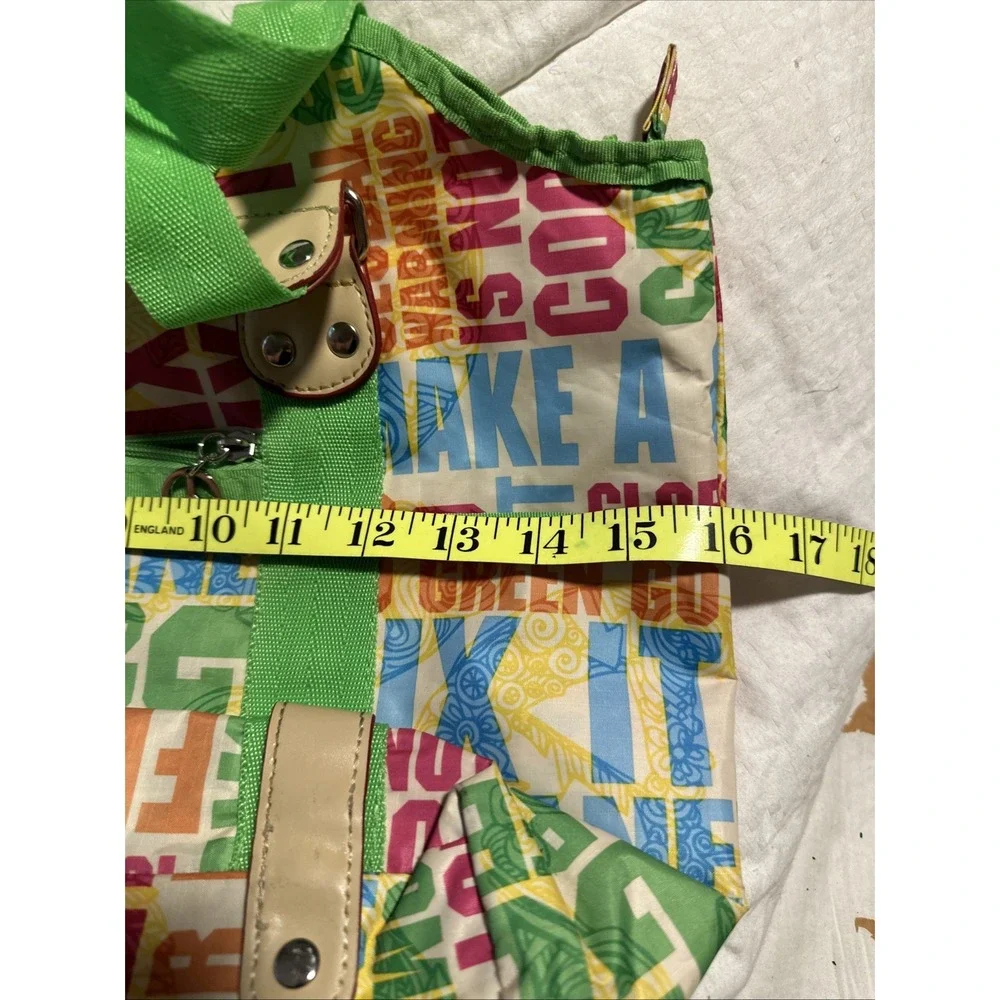 Save Our Planet Global Warming Purse‎ Bag Peace Zipper Drink Pockets